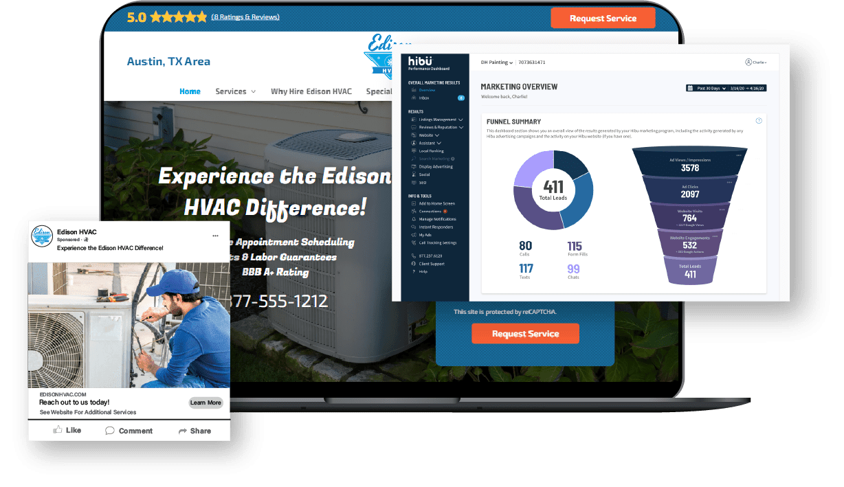 Produce, manage, and convert leads
