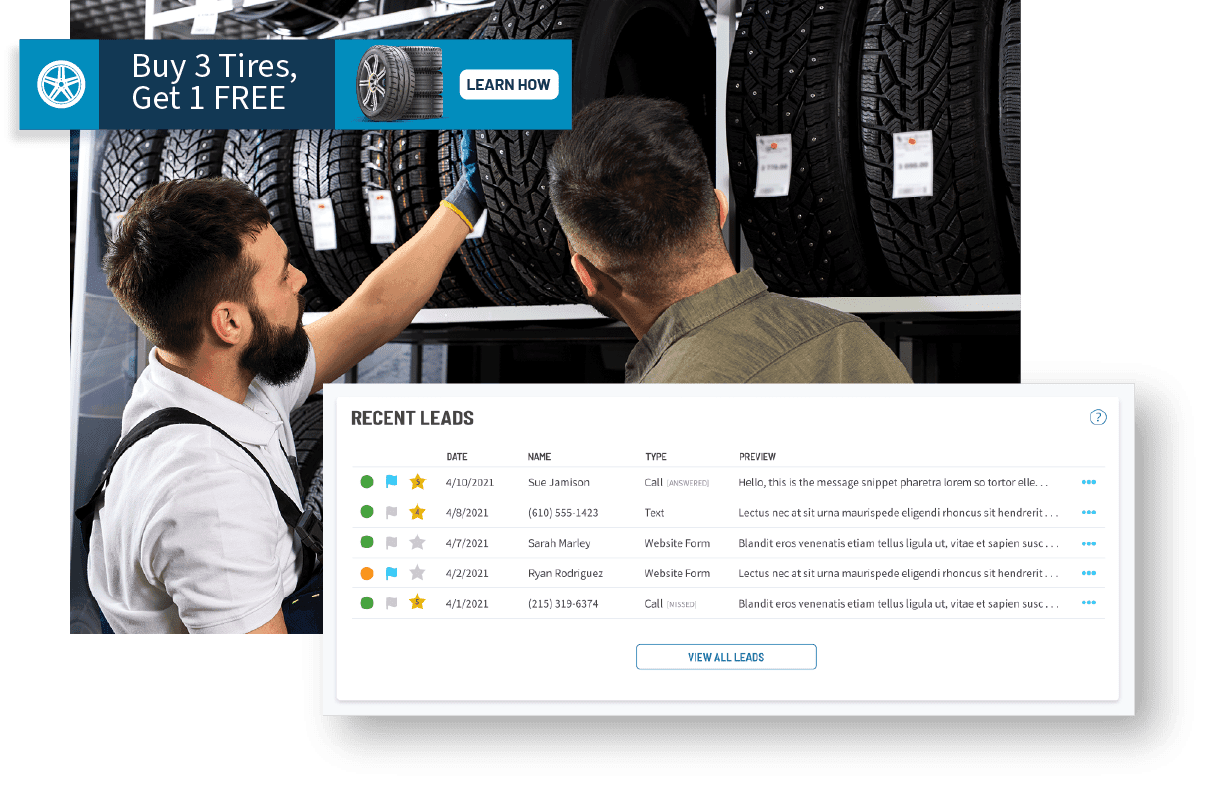 Every lead is tracked, recorded, transcribed, and easily searchable
